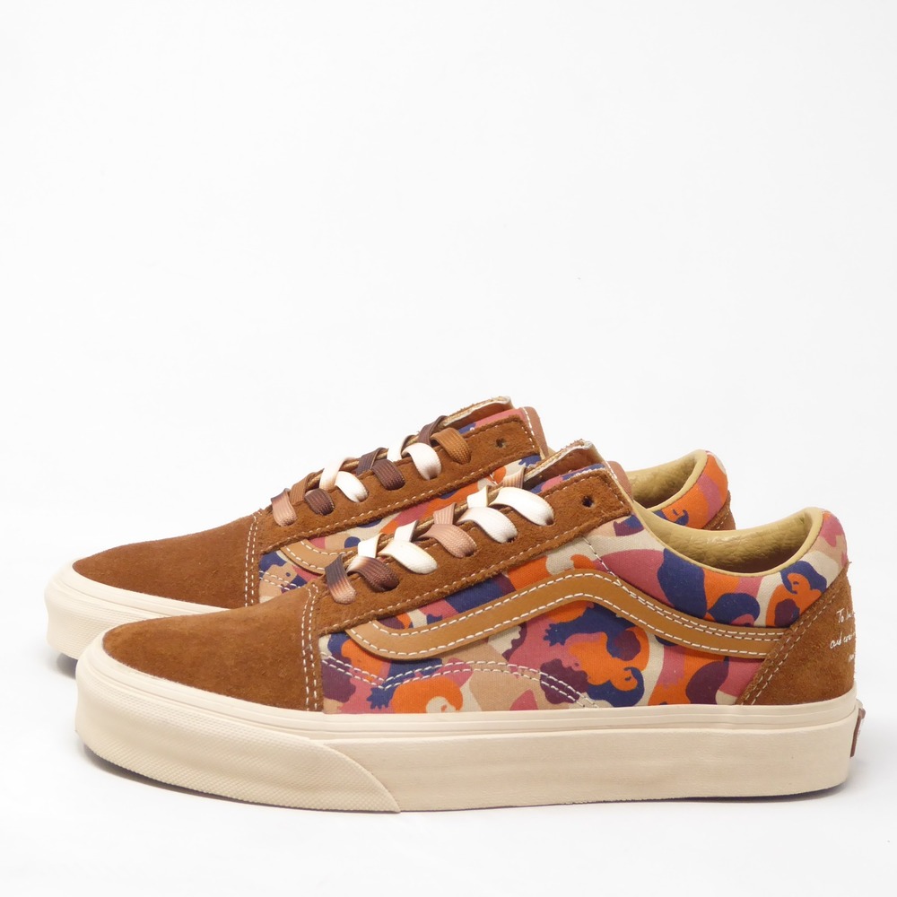 NEW Vans Women Shoes Brown Tyris Winter Off The Wall Gallery Camo Size 7.5 - Picture 5 of 11